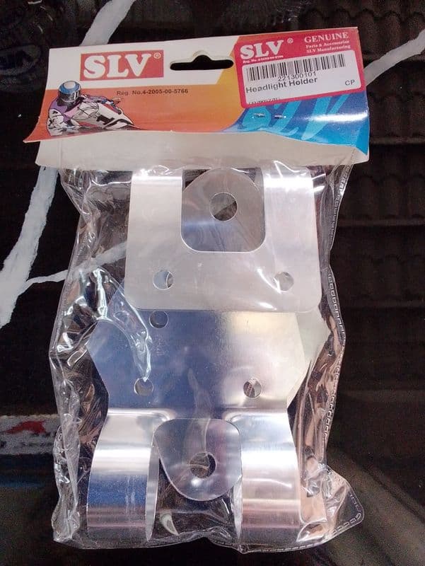 Headlight Holder Silver