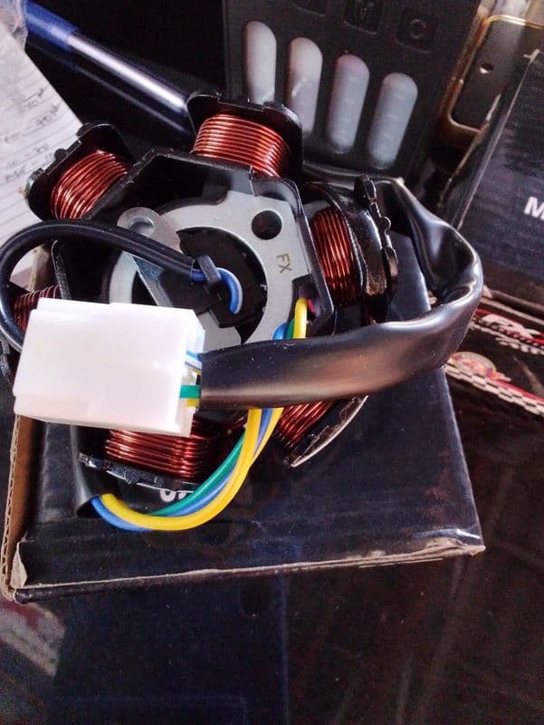 STATOR MAGNETO COIL RUSI 6