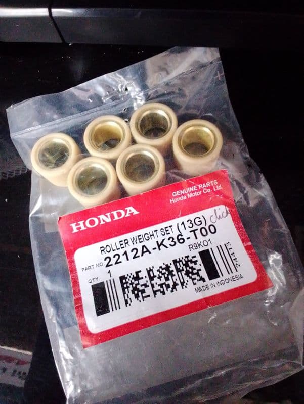 PULLEY BALL ROLLER WEIGHT SET (13G) CLICK